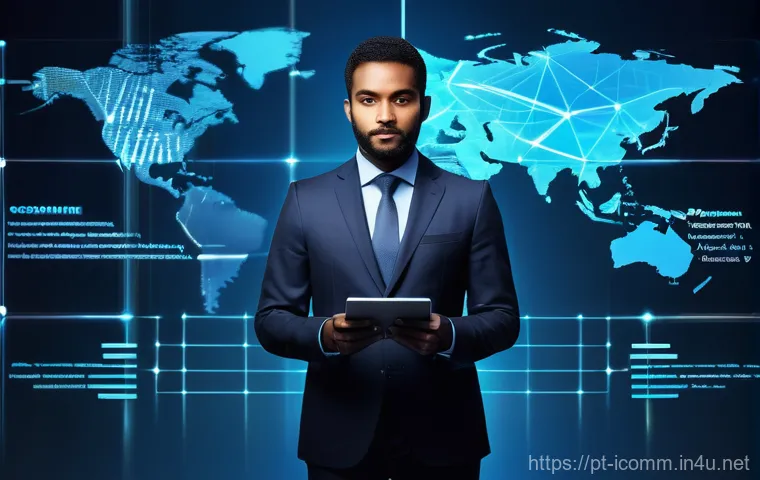 국제커뮤니케이션 전공 필수 과목 - A vibrant, photo-realistic scene featuring a diverse group of adults, dressed in modern, stylish, an...