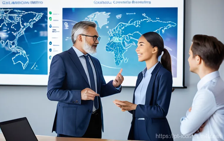 국제커뮤니케이션 자격 시험 준비 과정 - **Prompt:** "A single, confident young woman (diverse ethnicity, approximately 25 years old) is seat...