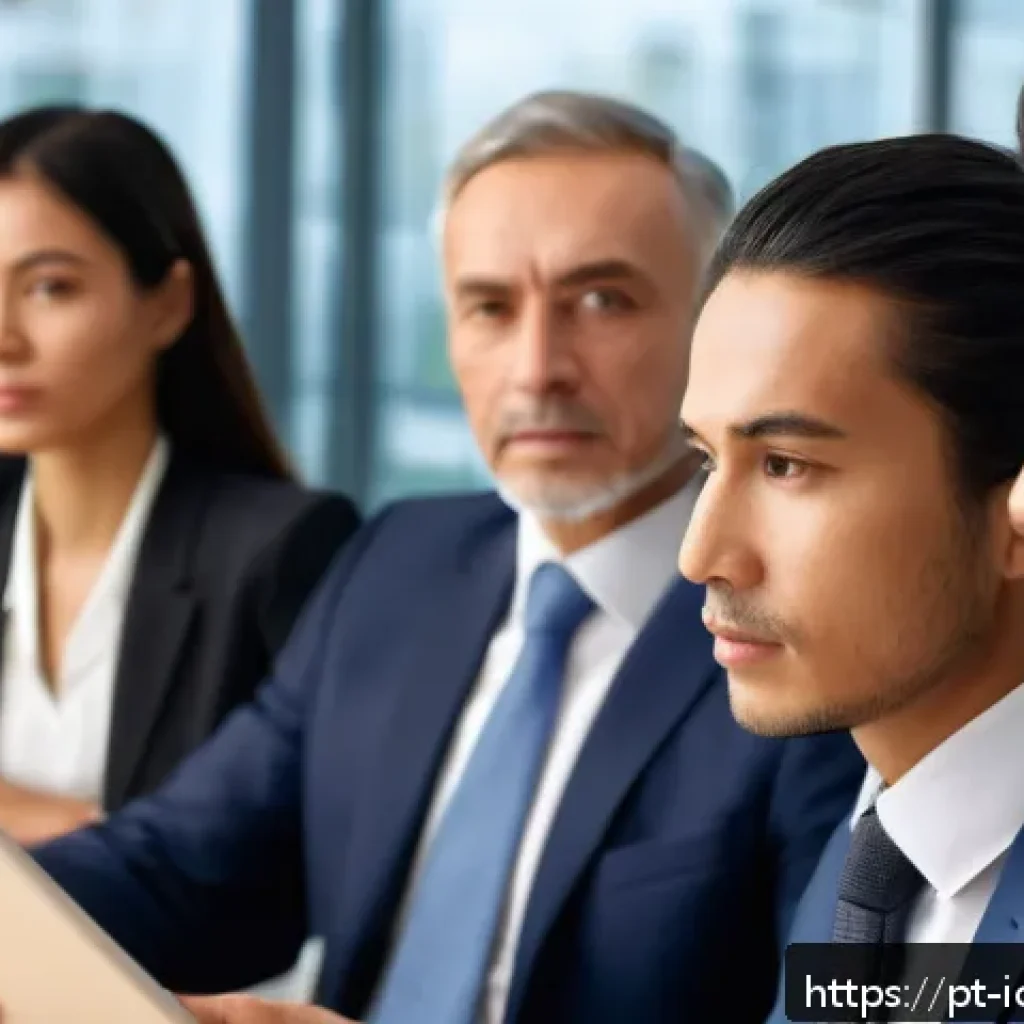 국제커뮤니케이션 실습 과제 - A professional international business meeting scene showing diverse participants from Latin America,...